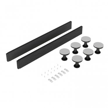 Nuie Slate Grey Leg Set Suitable for 700-900 Square & Rectangular Trays