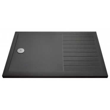 Nuie Slate Grey Rectangular Walk-In Shower Tray 1400 x 900