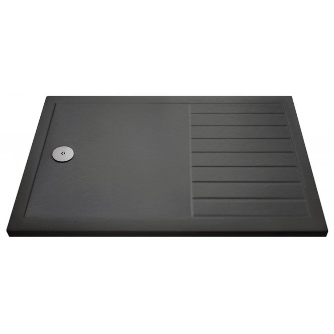 Nuie  Slate Grey Rectangular Walk-In Shower Tray 1700 x 800