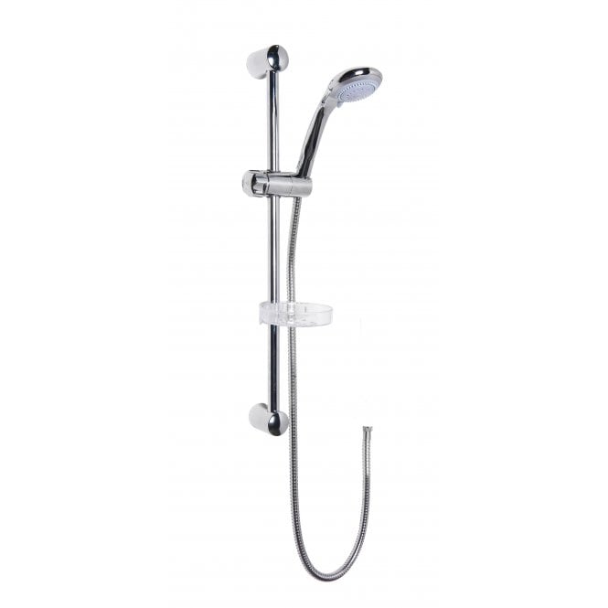 Nuie  Slide Rail Kit With Multi Function Shower Handset + Soap Dish
