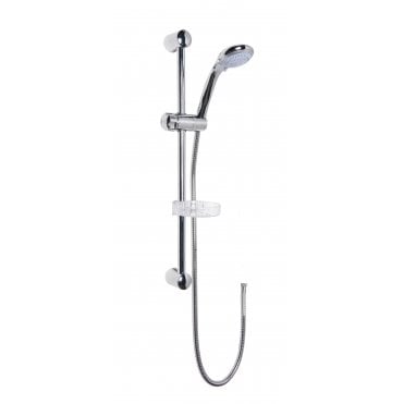 Nuie Slide Rail Kit With Multi Function Shower Handset + Soap Dish