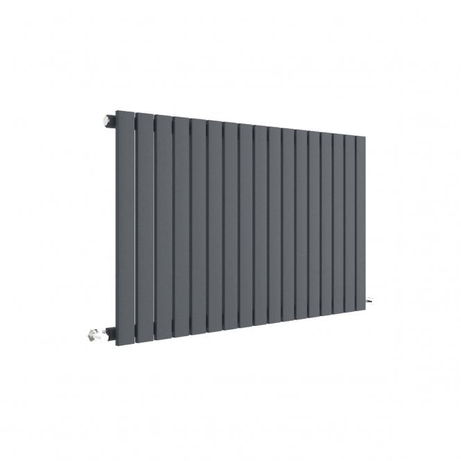 Nuie Sloane Horizontal Single Panel Radiator Anthracite 600 x 992mm