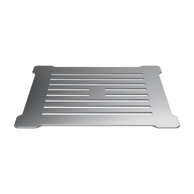 Nuie  Square Chrome Shower Waste Top For Shower Trays