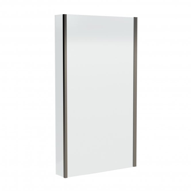 Nuie  Square Fixed Bath Screen with Fixed Return - 6mm NSBS27