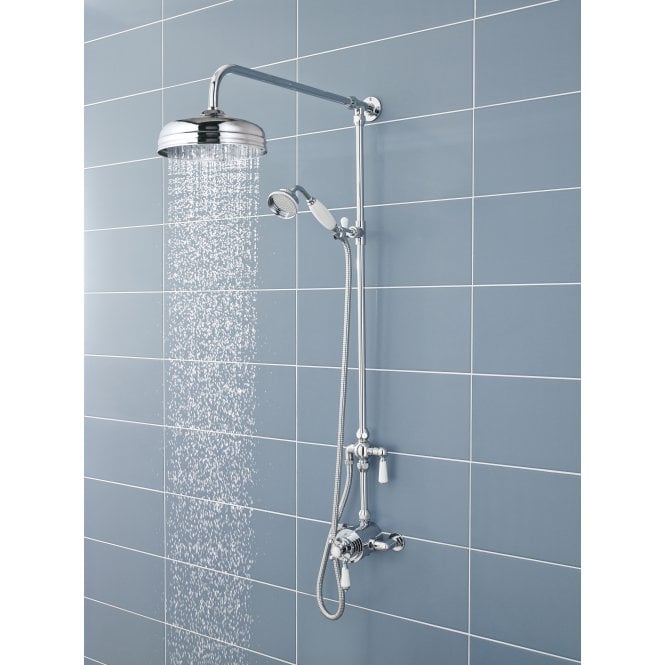 Nuie  Traditional Rigid Riser Kit Chrome