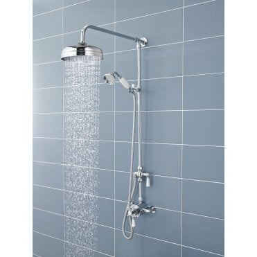 Nuie Traditional Rigid Riser Kit Chrome