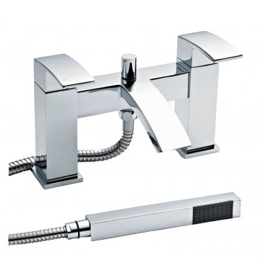 Nuie Vibe Bath Shower Mixer With Shower Kit and Bracket