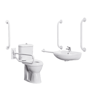 Nuie White Doc M Pack With Rails