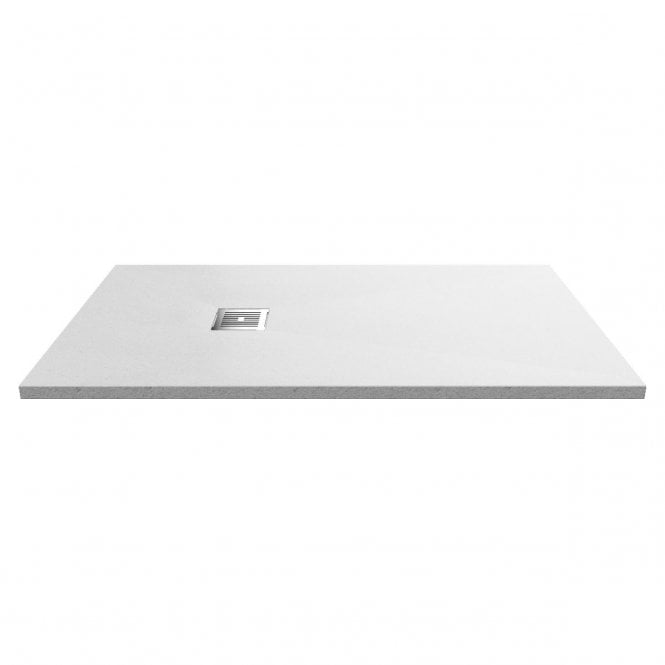 Nuie  White Slate Slimline Rectangular Shower Tray 1400 x 800