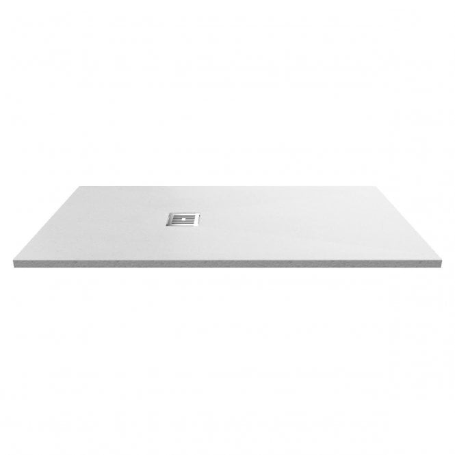 Nuie  White Slate Slimline Rectangular Shower Tray 1600 x 800