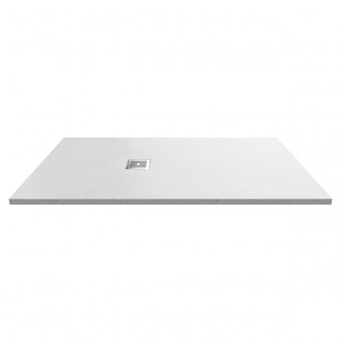 Nuie  White Slate Slimline Rectangular Shower Tray 1600 x 900
