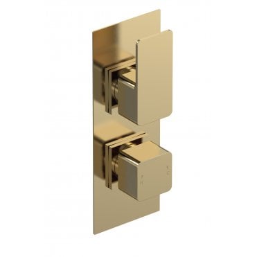 Nuie Windon Twin Thermostatic Valve With Diverter WIN8TW02