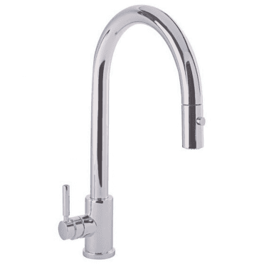 Perrin & Rowe 4044 Juliet Sink Mixer With Pull Out Spray Pewter