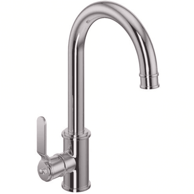 Perrin & Rowe  Armstrong Single Lever Mixer With Smooth Handle Pewter