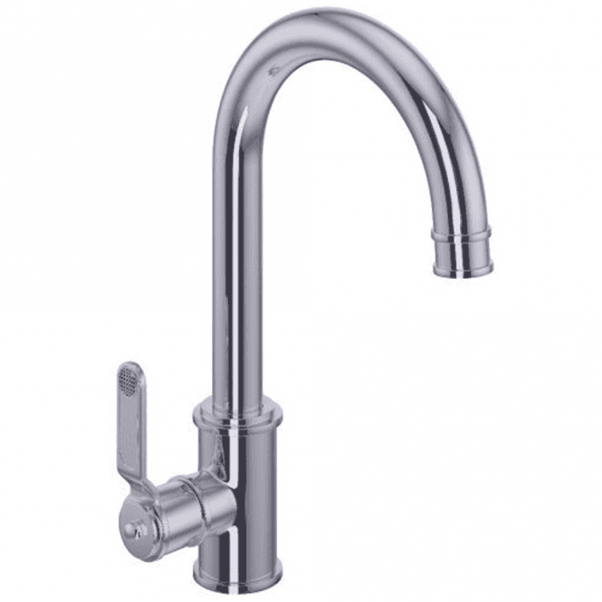 Perrin & Rowe  Armstrong Single Lever Mixer With Textured Handle Chrome