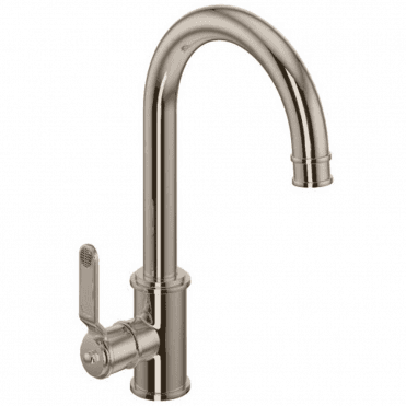 Perrin & Rowe Armstrong Single Lever Mixer With Textured Handle Nickel