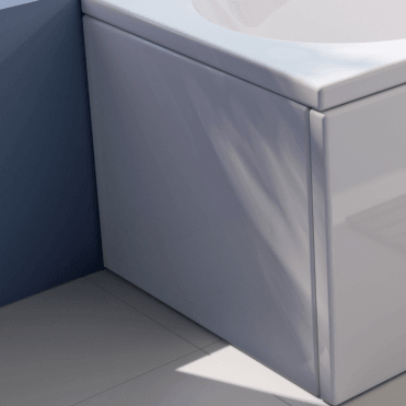 Pura 750mm Reinforced Bath End Panel