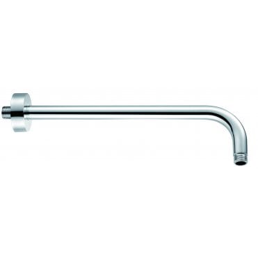 300mm Wall Arm Round Chrome