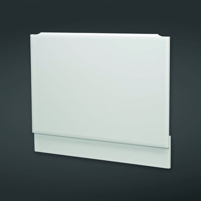 RAK 700x585mm High Gloss White End Bath Panel