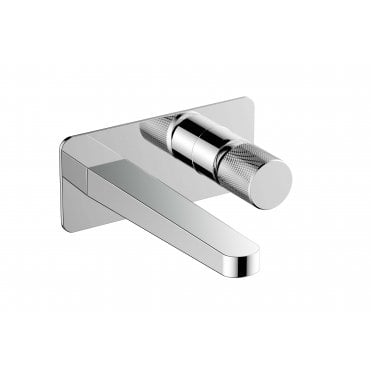 RAK-Amalfi Wall Mounted Basin Mixer with Back Plate in Chrome