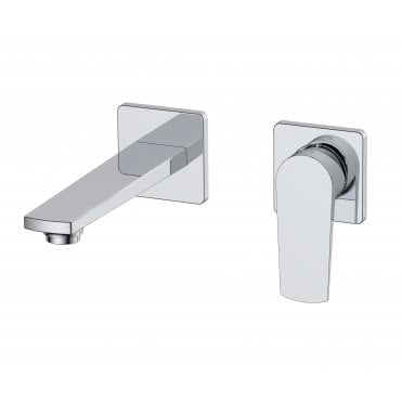 RAK-Blade 2 Hole Wall Mounted Basin Mixer