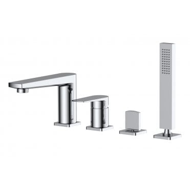 RAK-Blade 4 Hole Deck Mounted Bath Shower Mixer
