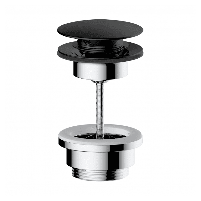 RAK Brass universal clicker waste in Matt Black