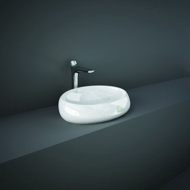 RAK Cloud Counter Top Basin Gloss White