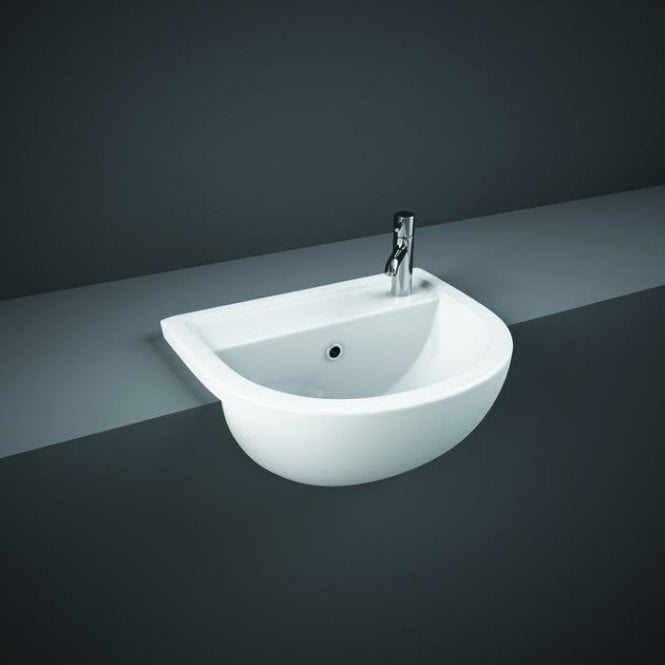 RAK -Compact 40cm Semi Recessed Basin 1th RH