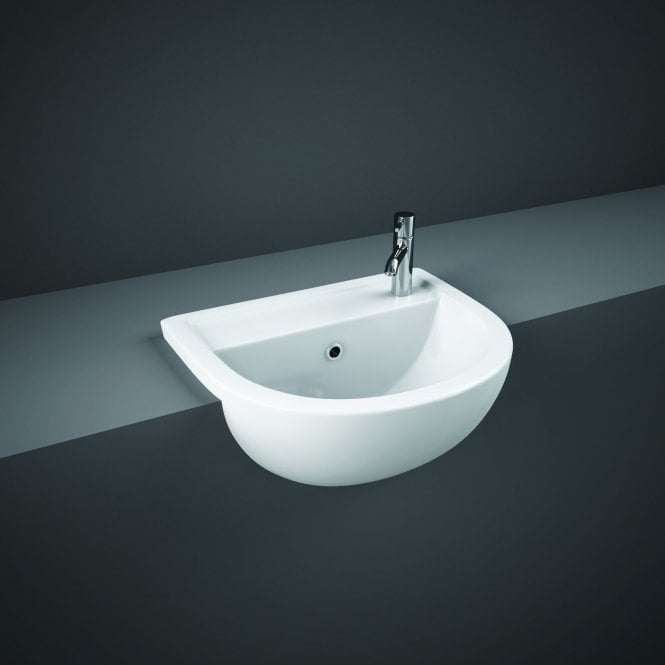 RAK -Compact 55cm Semi Recessed Basin 1th