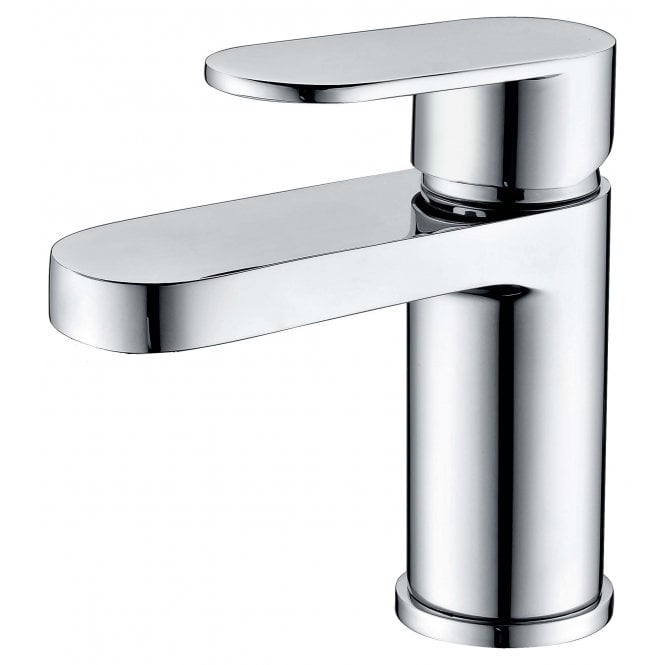 RAK -Compact Eco Round Mono Basin Mixer with Clicker Waste