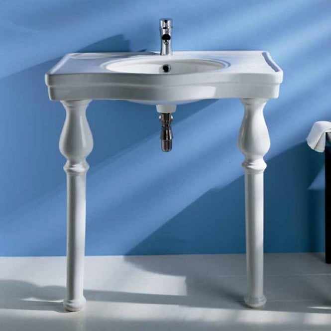 RAK  Console Alexandra 850mm 1 Tap Hole Basin