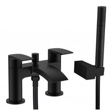 RAK-Curve Bath Shower Mixer in Black