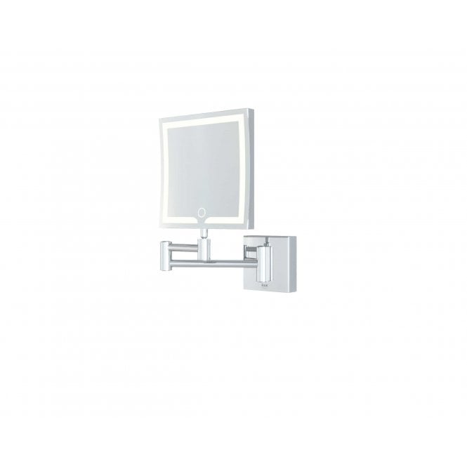 RAK -Demeter LED Illuminated Square 3x Magnifying Mirror with touch sensor switch