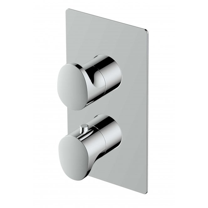 RAK  Dual Outlet, 2 Handle Thermostatic Concealed Shower Valve in Chrome (-Portofino, -Positano, -Ishia and -Sorrento)