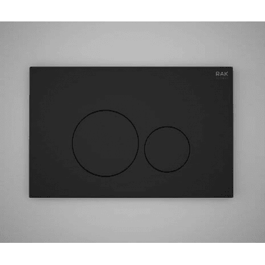 RAK-Ecofix MATT BLACK Eco Fix Round Flush Plate push plate