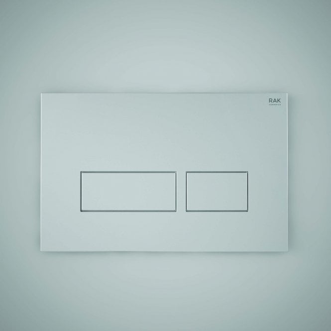 RAK -Ecofix Matt Chrome Flush Plate with rectangular push plates
