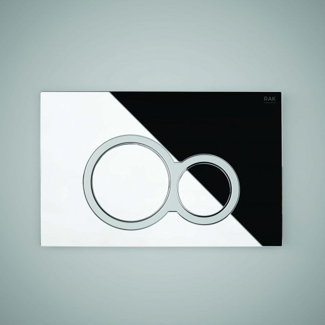 RAK -Ecofix Round Push Plate for all Concealed Cisterns