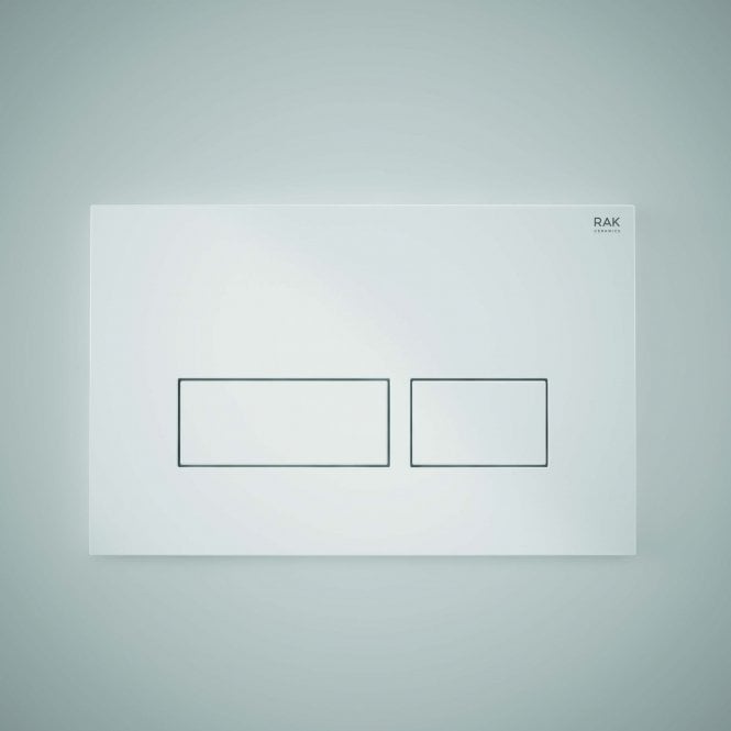 RAK -Ecofix White Flush Plate with rectangular push plates