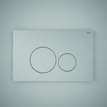 RAK-Ecofix White Flush Plate with round push plates