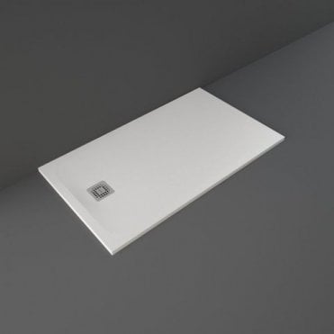 RAK Feeling 1400 x 800mm Rectangular Bath Tub Replacement Shower Tray White