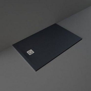 RAK Feeling 1400 x 900mm Rectangular Bath Tub Replacement Shower Tray Black
