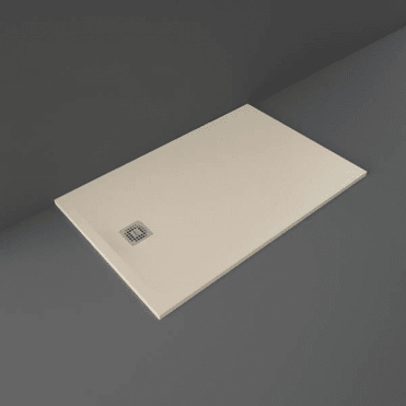RAK Feeling 1400 x 900mm Rectangular Bath Tub Replacement Shower Tray Cappuccino