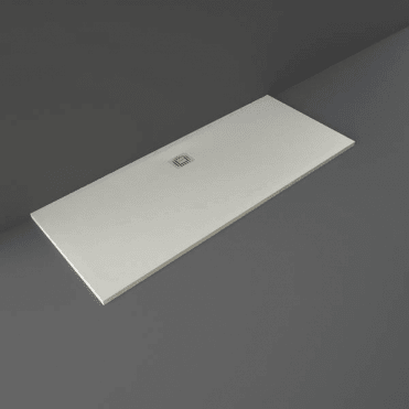 RAK Feeling 1700 x 700mm Rectangular Bath Tub Replacement Shower Tray Greige