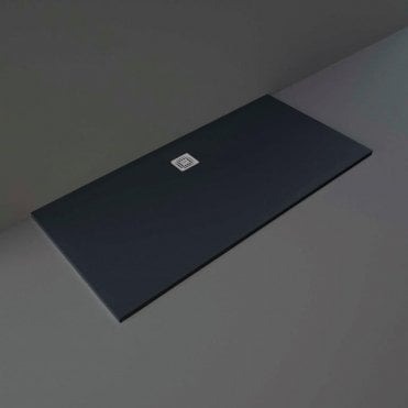 RAK Feeling 1700 x 800mm Rectangular Bath Tub Replacement Shower Tray Black