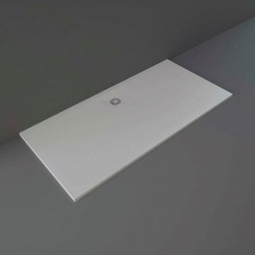 RAK Feeling 1700 x 800mm Rectangular Bath Tub Replacement Shower Tray Grey