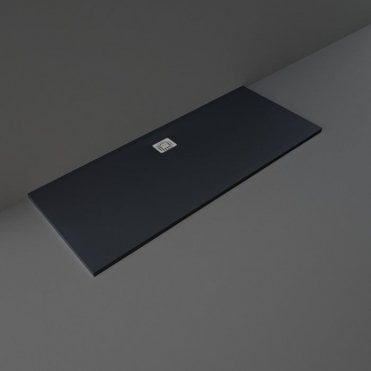 RAK Feeling 1700 x 900mm Rectangular Bath Tub Replacement Shower Tray Black