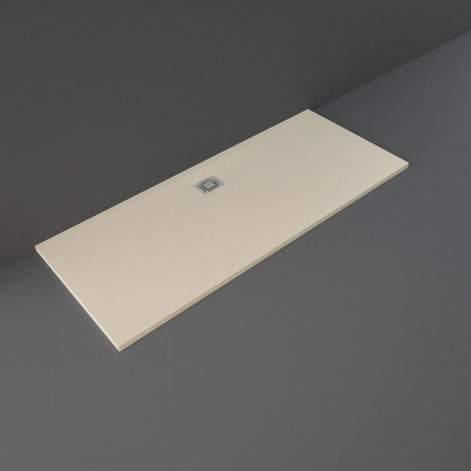 RAK  Feeling 1700 x 900mm Rectangular Bath Tub Replacement Shower Tray Cappuccino