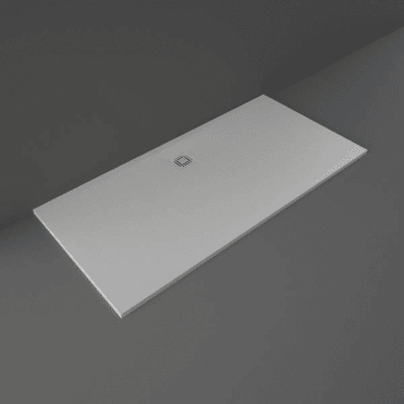 RAK Feeling 1700 x 900mm Rectangular Bath Tub Replacement Shower Tray Grey