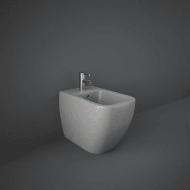 RAK Feeling Back To Wall 1 Tap Hole Bidet Matt Grey